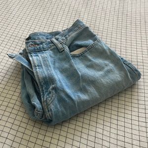 new ripped straight uniqlo jeans